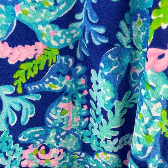 Lilly Pulitzer Jane Corsica Print Shift Dress Size 12 - Picture 10 of 10
